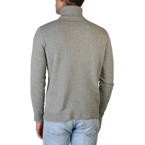 100% Cashmere T-NECK-M жарсе за Мъже Cив
