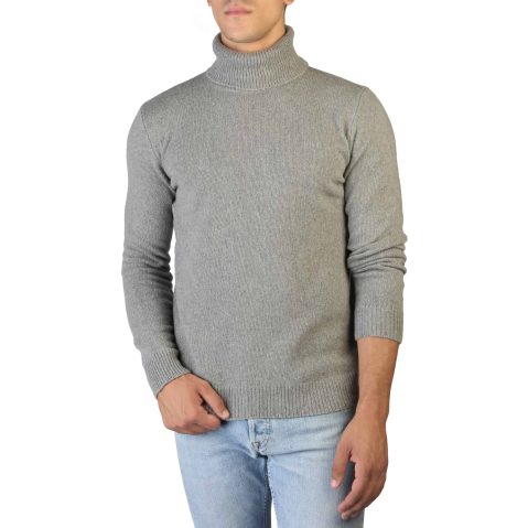 100% Cashmere T-NECK-M жарсе за Мъже Cив