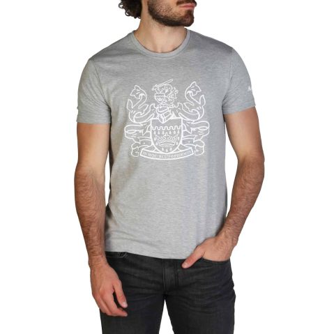 Aquascutum QMT002M0 тениска за Мъже Cив