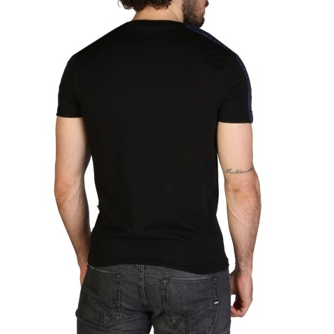 Aquascutum QMT017M0 тениска за Мъже Черно