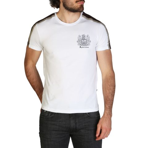Aquascutum QMT017M0 тениска за Мъже бял