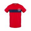 Aquascutum TSIA103 тениска за Мъже Червен