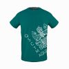 Aquascutum TSIA115 тениска за Мъже Зелен