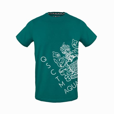 Aquascutum TSIA115 тениска за Мъже Зелен