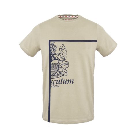 Aquascutum TSIA127 тениска за Мъже Kафяв