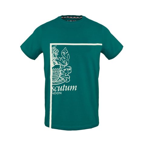 Aquascutum TSIA127 тениска за Мъже Зелен