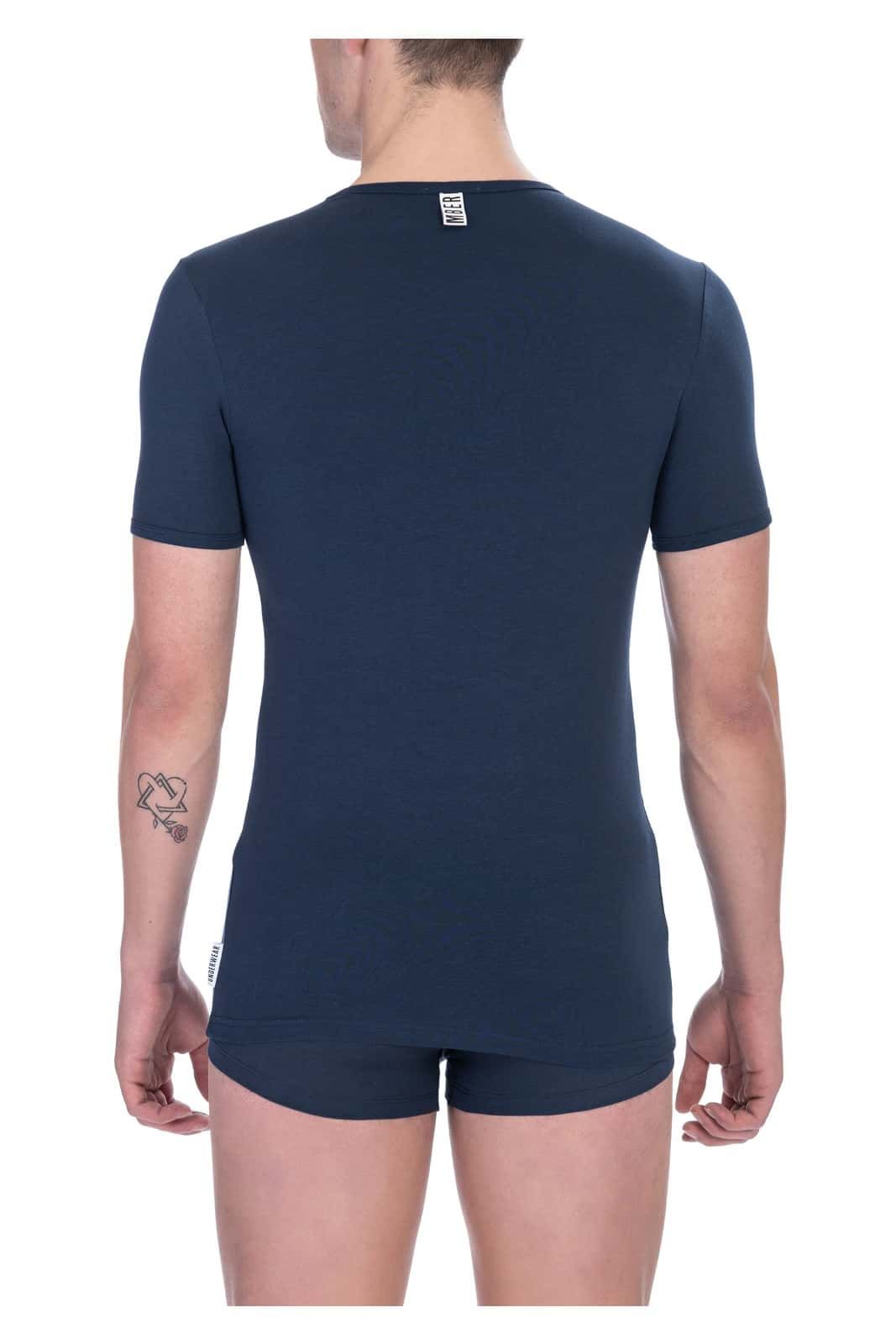 Bikkembergs BKK1UTS01SI тениска за Мъже Син Bikkembergs BKK1UTS01SI тениска за Мъже Син