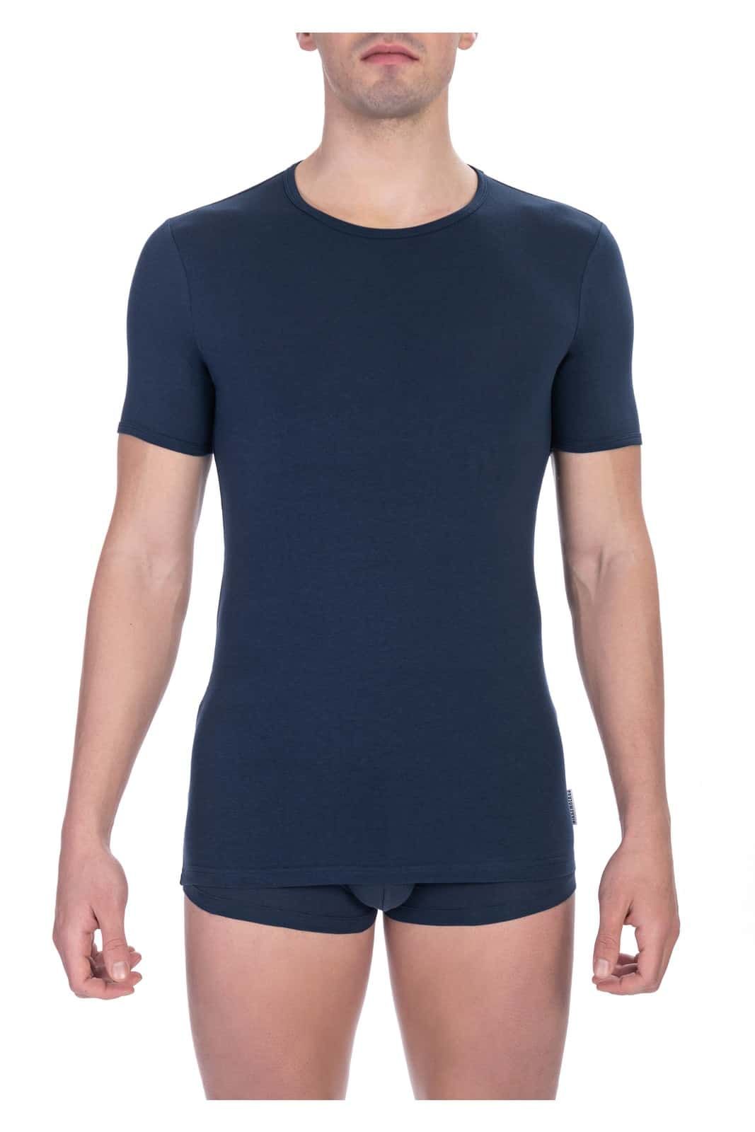 Bikkembergs BKK1UTS01SI тениска за Мъже Син Bikkembergs BKK1UTS01SI тениска за Мъже Син