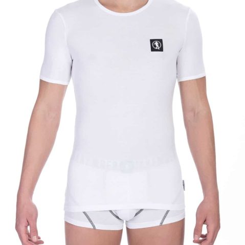 Bikkembergs BKK1UTS07BI тениска за Мъже бял