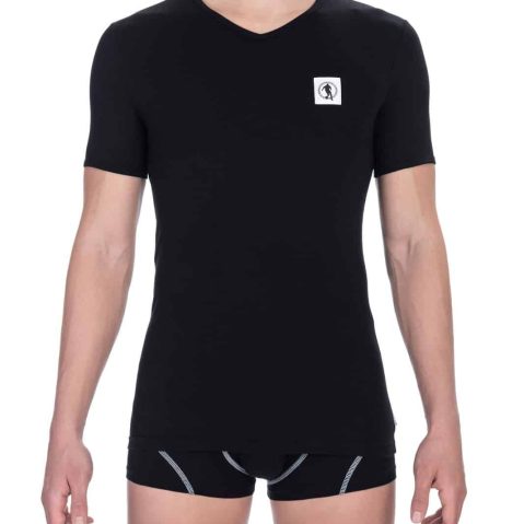 Bikkembergs BKK1UTS08SI тениска за Мъже Черно