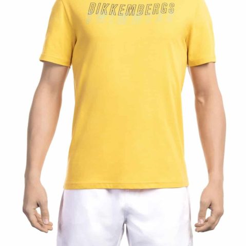 Bikkembergs Beachwear BKK1MTS01 тениска за Мъже Жълт