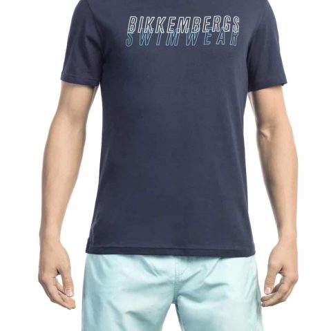 Bikkembergs Beachwear BKK1MTS01 тениска за Мъже Син