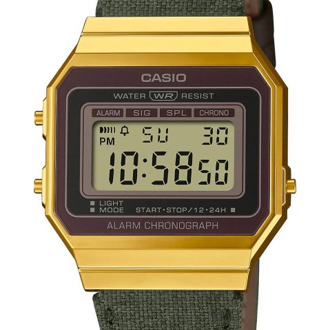 Casio A700WE часовник за Унисекс Зелен