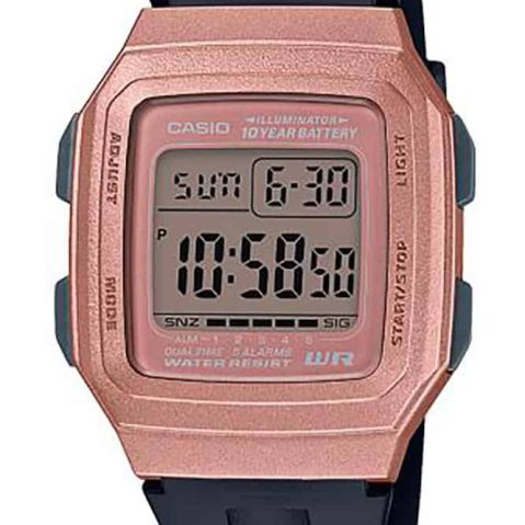 Casio F-201_M часовник за Унисекс Черно