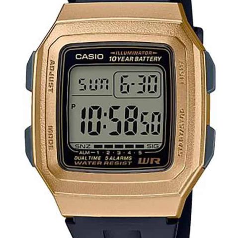 Casio F-201_M часовник за Унисекс Черно