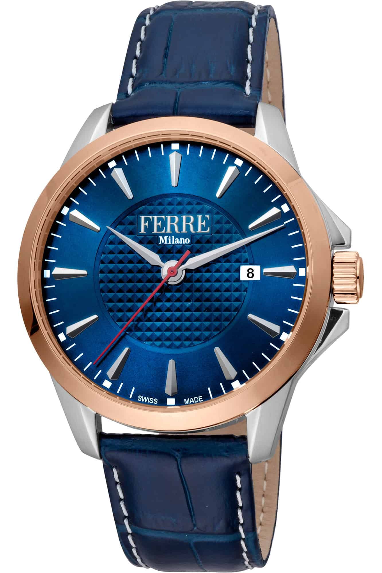 Ferre Milano FM1G157L часовник за Пол->Мъже Син Ferre Milano FM1G157L часовник за Пол->Мъже Син