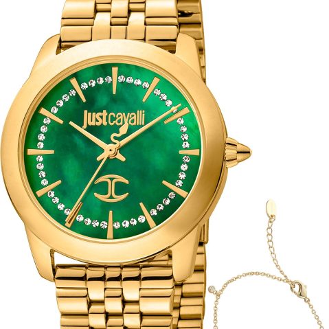 Just Cavalli JC1L211M часовник за Жени Жълт