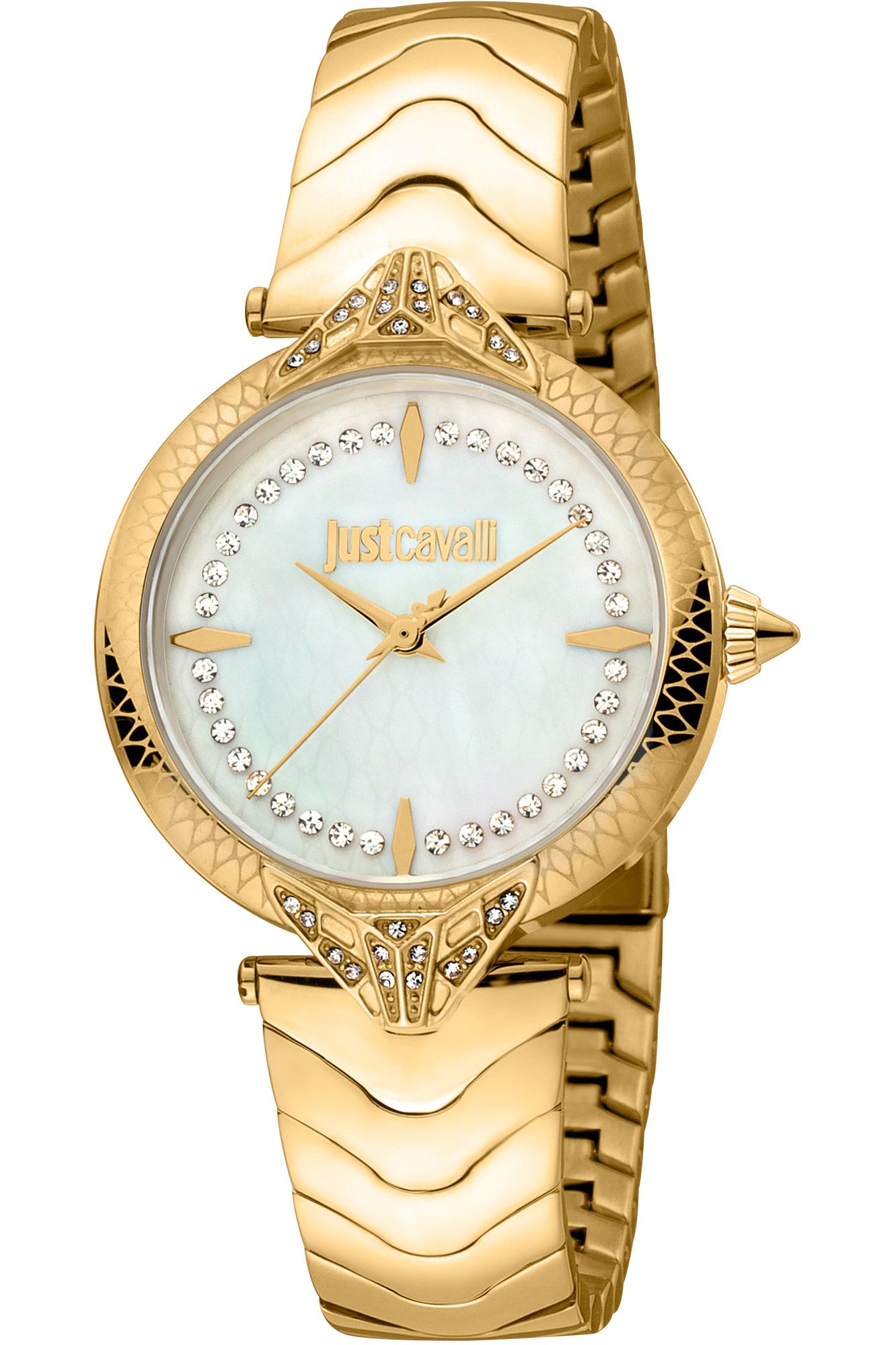 Just Cavalli JC1L238M часовник за Жени Жълт Just Cavalli JC1L238M часовник за Жени Жълт