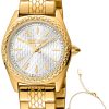Just Cavalli JC1L239M часовник за Жени Жълт