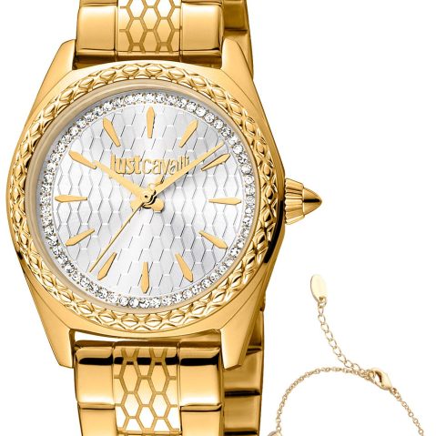 Just Cavalli JC1L239M часовник за Жени Жълт
