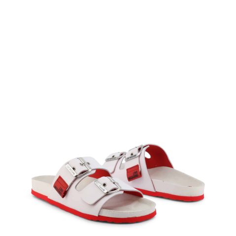 Love Moschino JA28103G1EIAZ джапанки и чехли за Жени бял