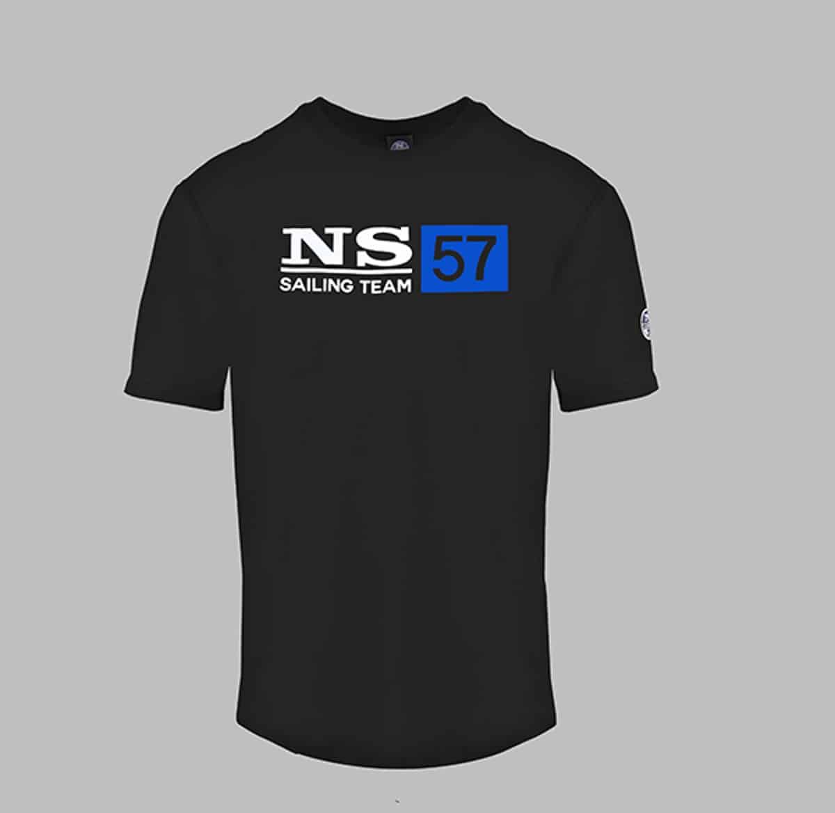 North Sails 9024050 тениска за Мъже Черно North Sails 9024050 тениска за Мъже Черно