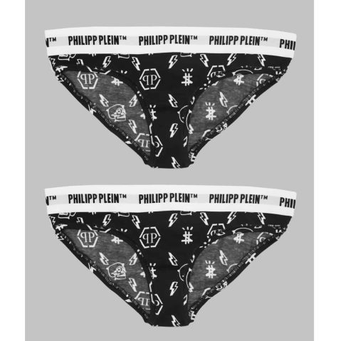 Philipp Plein DUPM_BI-PACK Xлъзгане за Жени Черно