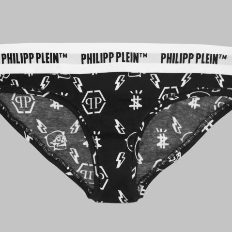 Philipp Plein DUPM_BI-PACK Xлъзгане за Жени Черно