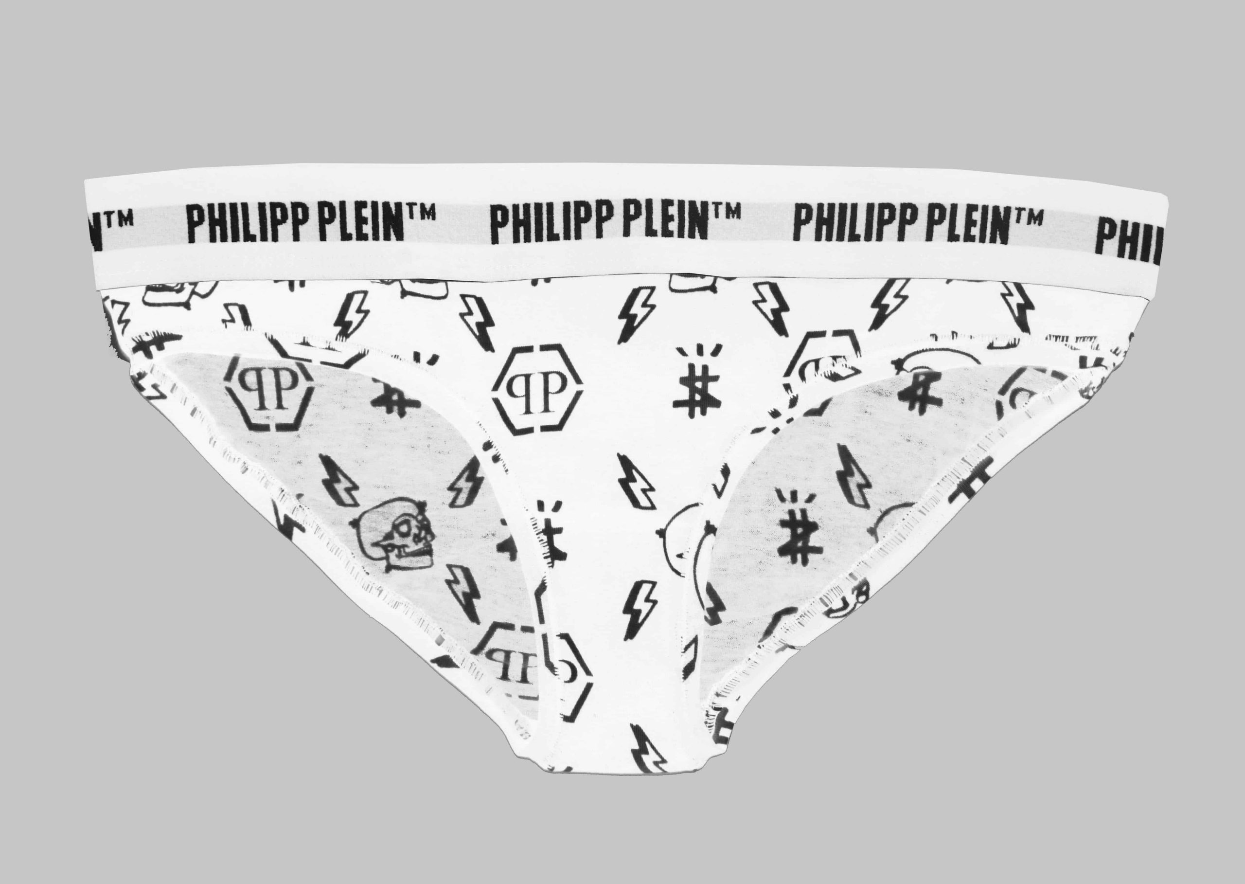 Philipp Plein DUPM_BI-PACK Xлъзгане за Жени бял Philipp Plein DUPM_BI-PACK Xлъзгане за Жени бял