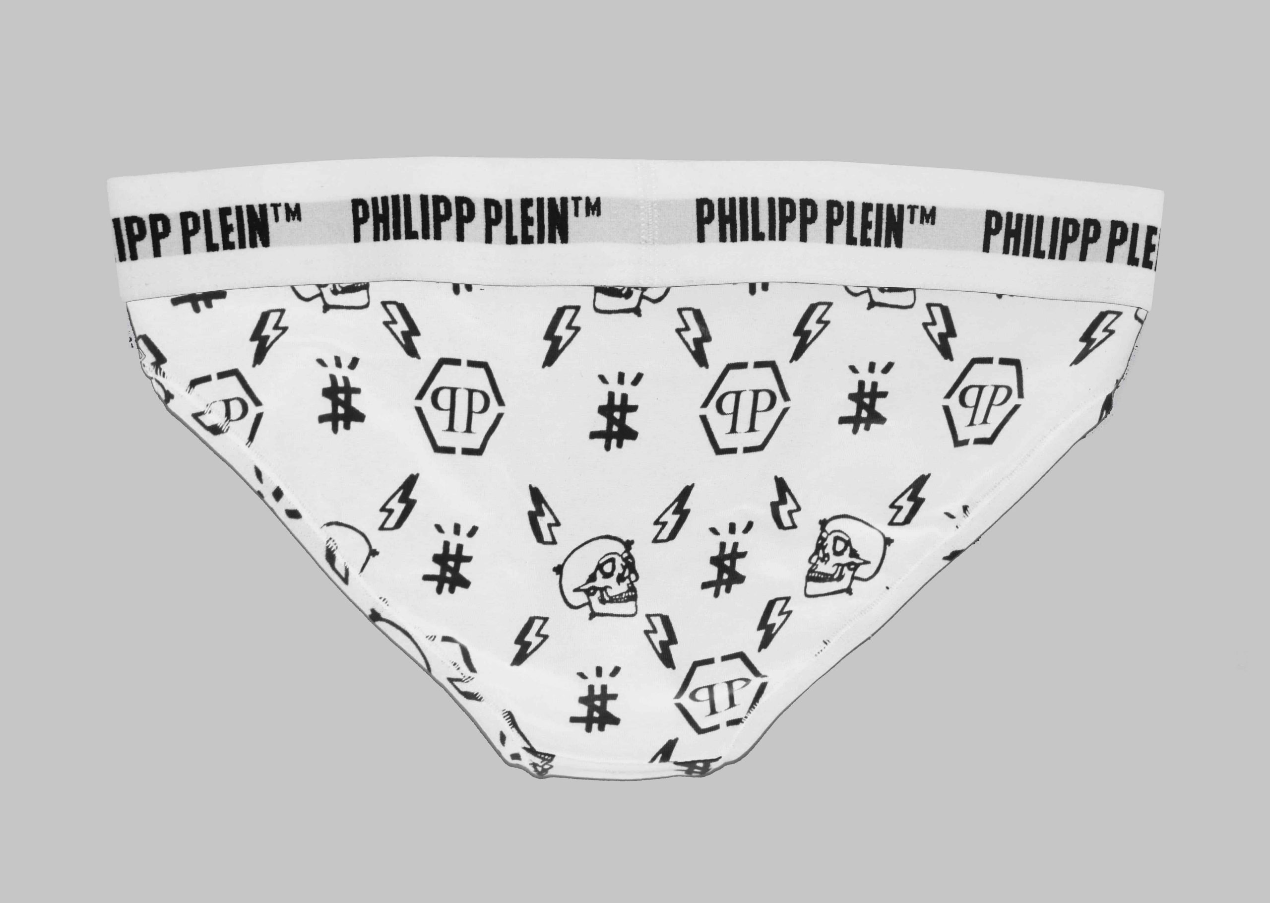 Philipp Plein DUPM_BI-PACK Xлъзгане за Жени бял Philipp Plein DUPM_BI-PACK Xлъзгане за Жени бял