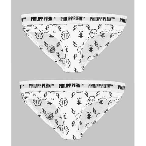 Philipp Plein DUPM_BI-PACK Xлъзгане за Жени бял