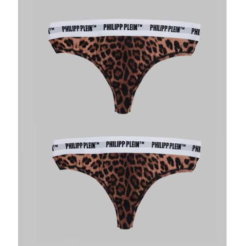 Philipp Plein DUPP_BI-PACK Xлъзгане за Жени Kафяв