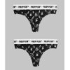 Philipp Plein DUPP_BI-PACK Xлъзгане за Жени Черно