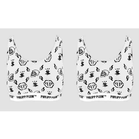 Philipp Plein DUPT_BI-PACK Горна част за Жени бял