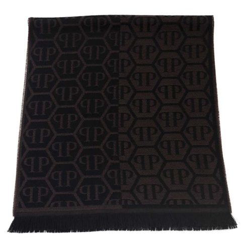 Philipp Plein SC15W1PP115 шалове за Мъже Kафяв