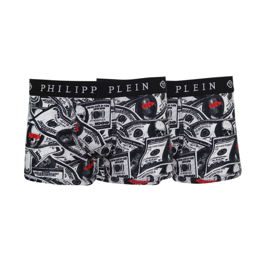 Philipp Plein UUPB31_BIPACK боксери за Мъже Черно Philipp Plein UUPB31_BIPACK боксери за Мъже Черно