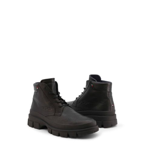 Tommy Hilfiger FM0FM03799 глезена обувка за Мъже Черно