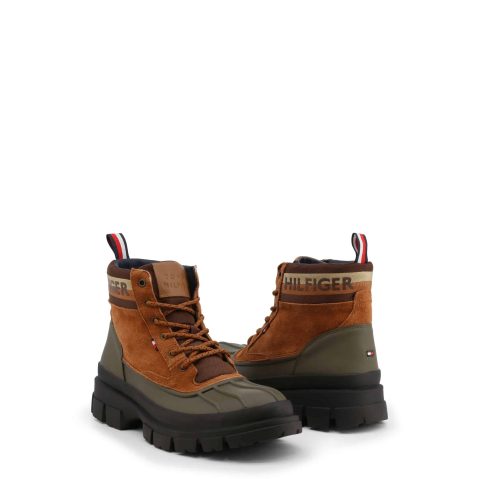 Tommy Hilfiger FM0FM03829 глезена обувка за Мъже Kафяв