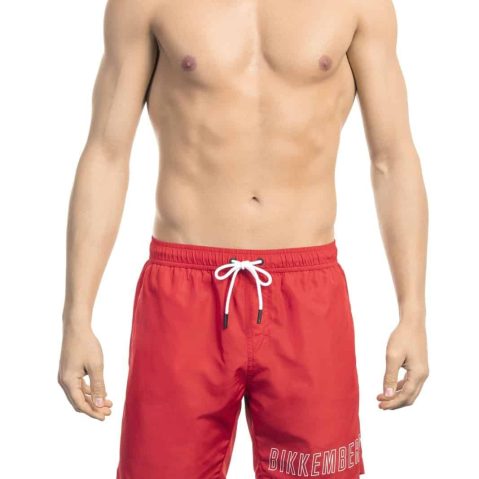 Bikkembergs Beachwear BKK1MBM01 Бански костюми за Мъже Червен