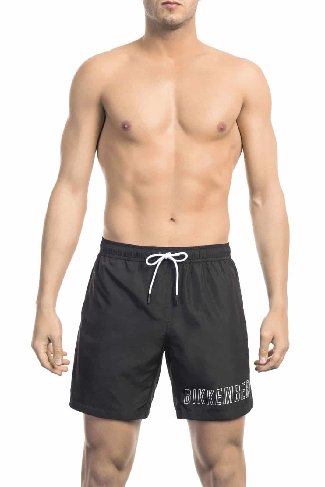 Bikkembergs Beachwear BKK1MBM01 Бански костюми за Мъже Черно Bikkembergs Beachwear BKK1MBM01 Бански костюми за Мъже Черно