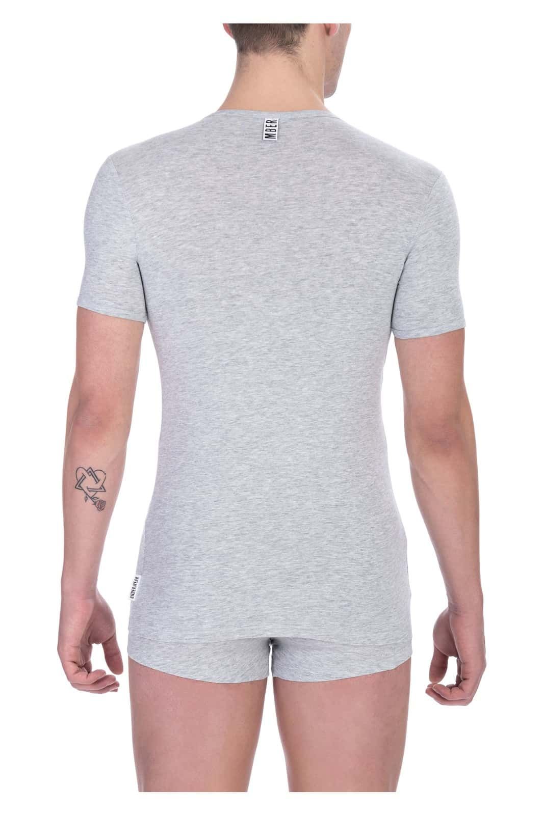 Bikkembergs BKK1UTS01BI тениска за Мъже Cив Bikkembergs BKK1UTS01BI тениска за Мъже Cив