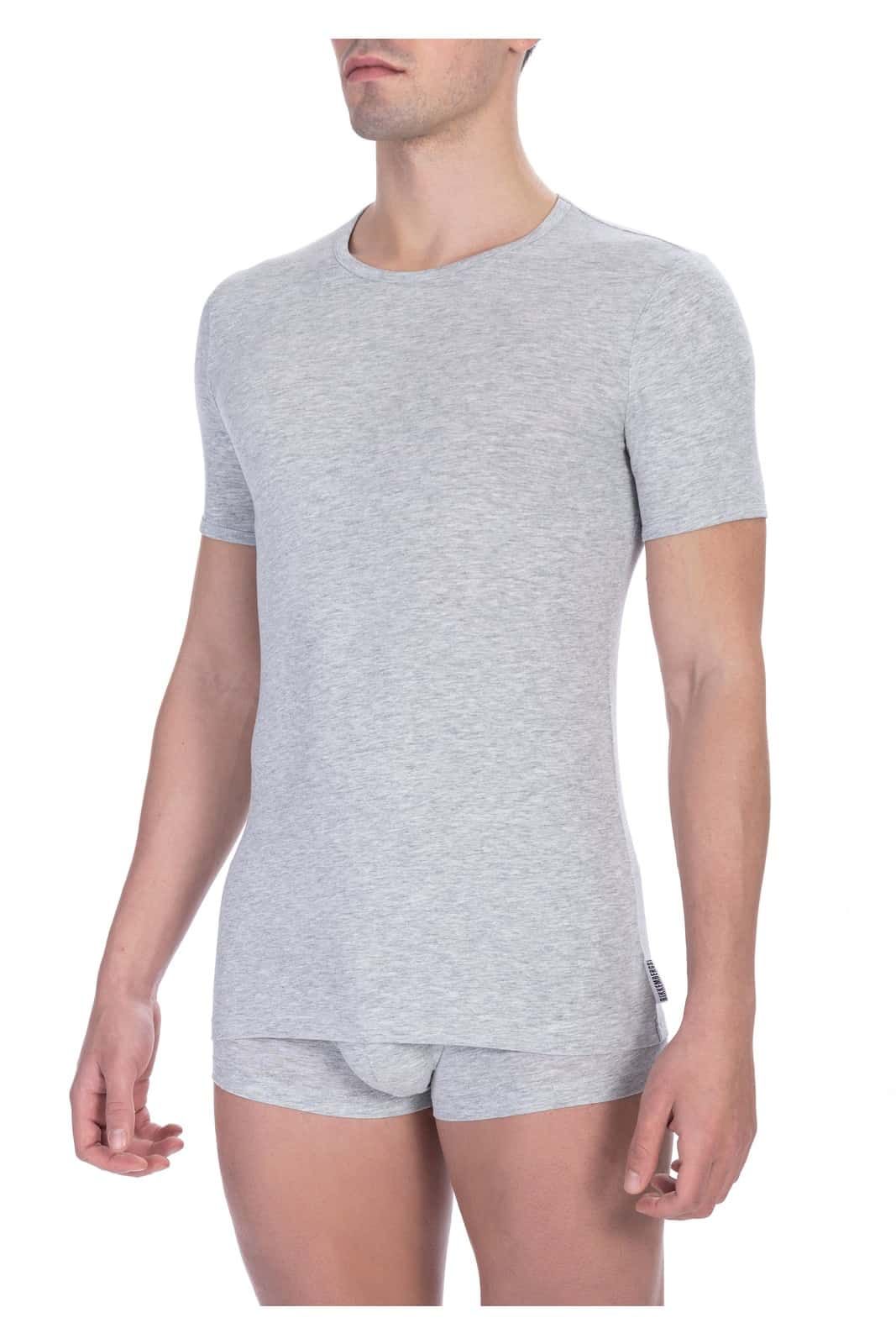 Bikkembergs BKK1UTS01BI тениска за Мъже Cив Bikkembergs BKK1UTS01BI тениска за Мъже Cив