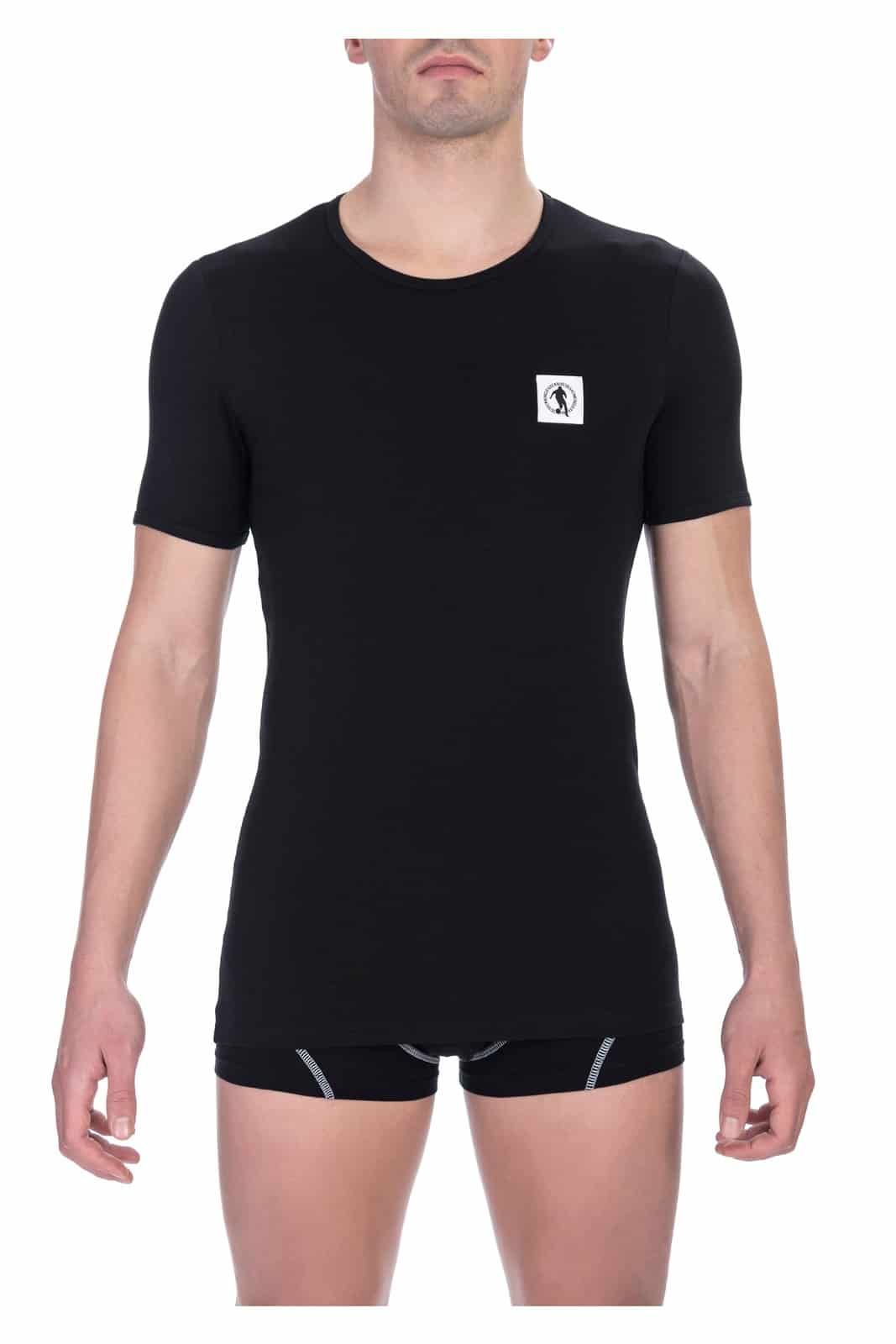 Bikkembergs BKK1UTS07BI тениска за Мъже Черно Bikkembergs BKK1UTS07BI тениска за Мъже Черно