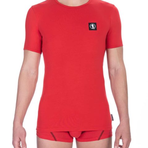 Bikkembergs BKK1UTS07SI тениска за Мъже Червен