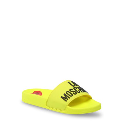 Love Moschino JA28052G1GI13 джапанки и чехли за Жени Жълт