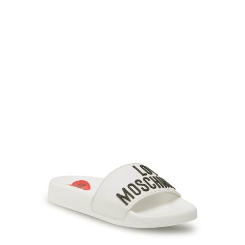 Love Moschino JA28052G1GI14 джапанки и чехли за Жени бял