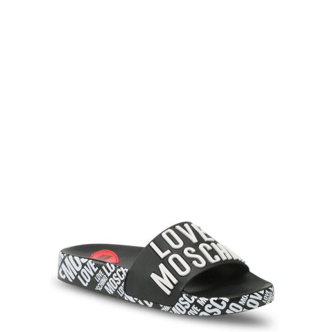 Love Moschino JA28112G1GI17 джапанки и чехли за Жени Черно