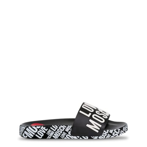 Love Moschino JA28112G1GI17 джапанки и чехли за Жени Черно