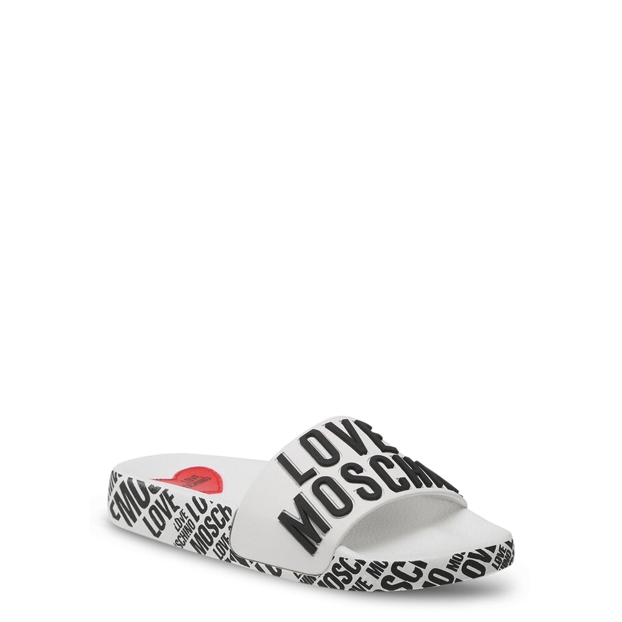 Love Moschino JA28112G1GI17 джапанки и чехли за Жени бял Love Moschino JA28112G1GI17 джапанки и чехли за Жени бял