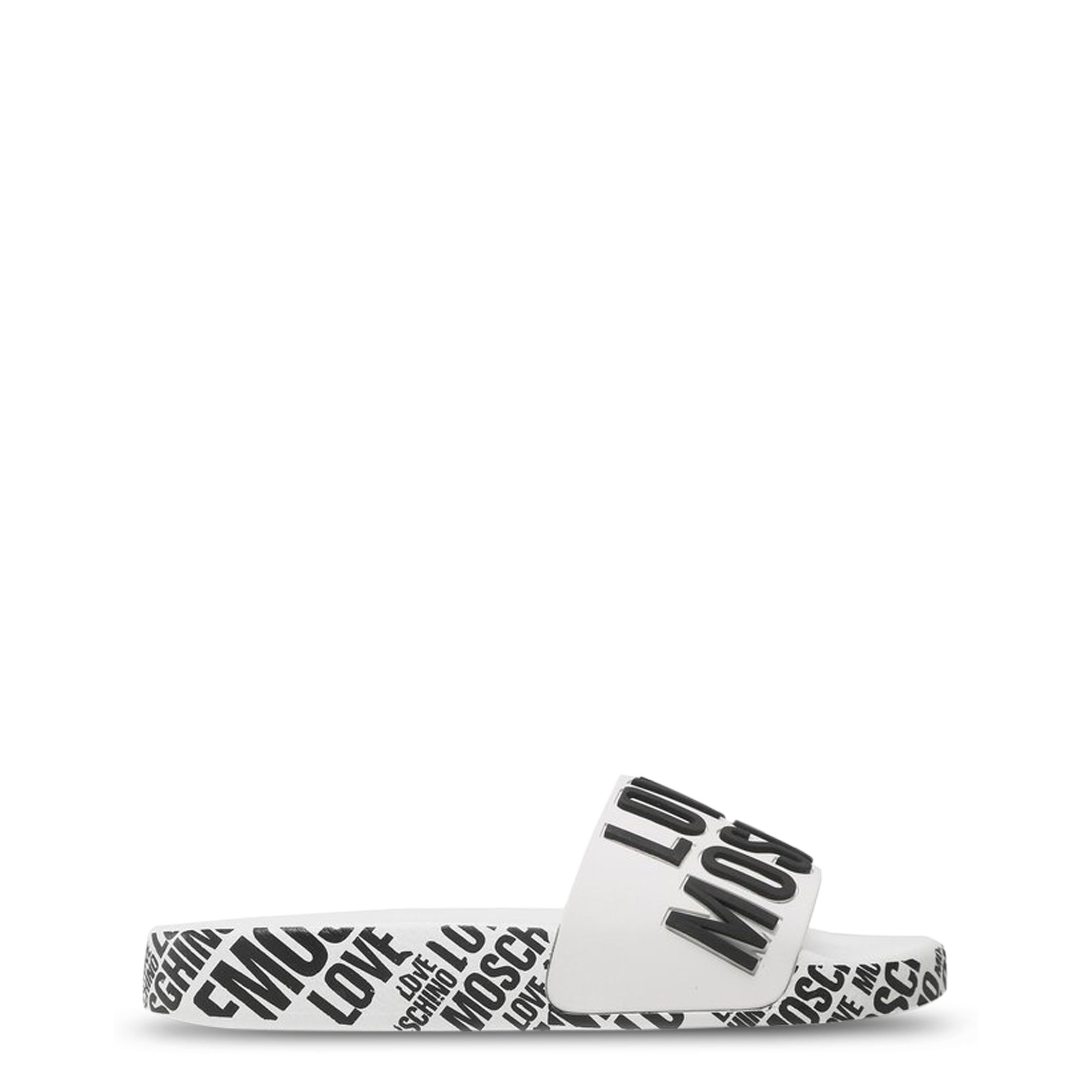 Love Moschino JA28112G1GI17 джапанки и чехли за Жени бял Love Moschino JA28112G1GI17 джапанки и чехли за Жени бял